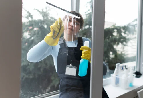 Nettoyage de vitres intérieures et extérieures à Saint-Pierre-d'Exideuil